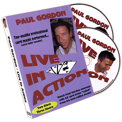 Live In Action (2 DVD Set) by Paul Gordon - DVD Live In Action (2 DVD Set) by Paul Gordon - DVD