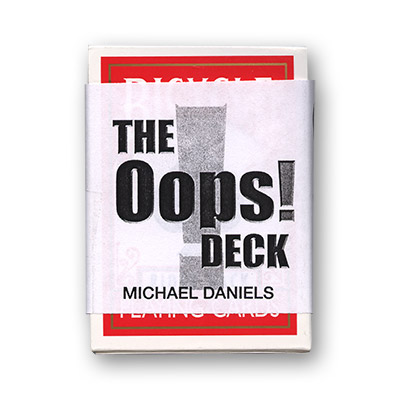 Oops Deck (Deck Only) by Michael Daniels - Trick Oops Deck (Deck Only) by Michael Daniels - Trick