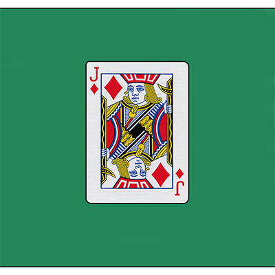 Card Silk 18" (Jack of Diamonds) by Vincenzo Di Fatta