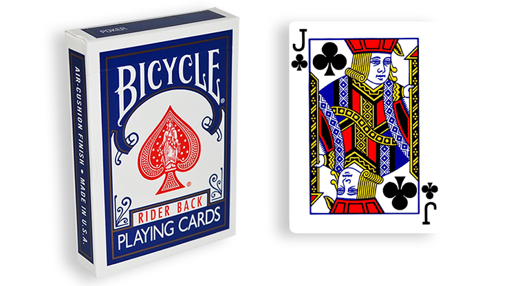 Blue One Way Forcing Deck (jc) - Click Image to Close