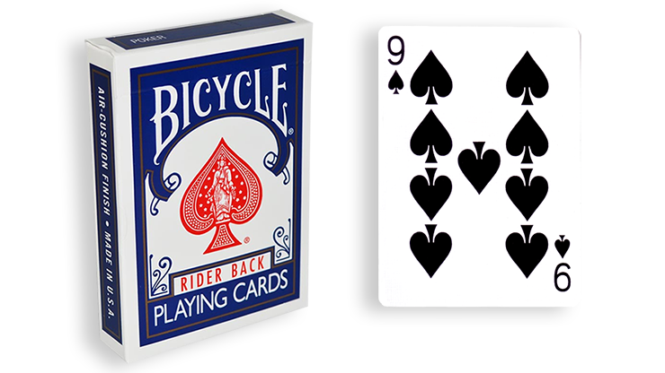 Blue One Way Forcing Deck (9s) - Click Image to Close