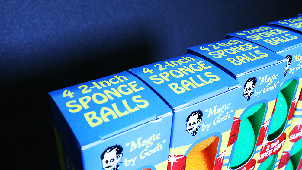 2 inch Super Soft Sponge Ball (Assorted Colors) 12 Pack - Gosh