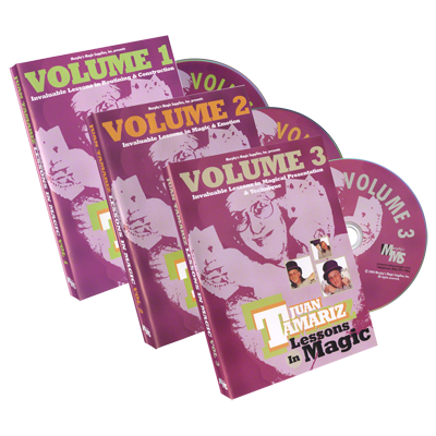 3 Vol. Combo Juan Tamariz Lessons in Magic