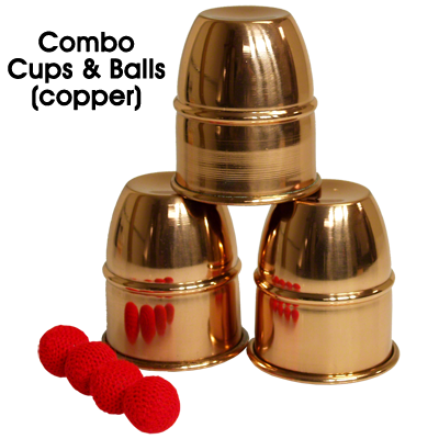 Cups & Balls (Copper) by Premium Magic - Trick - Click Image to Close
