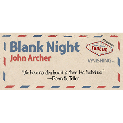Blank Night (Blue) by John Archer - Trick - Click Image to Close
