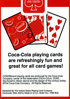 Coke Playing Cards (6 PACK) by USPCC