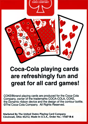 Coke Playing Cards (6 PACK) by USPCC