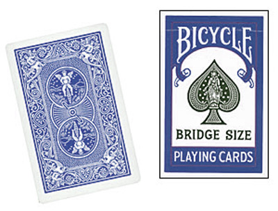 Cards Bicycle Bridge (Blue) - Click Image to Close
