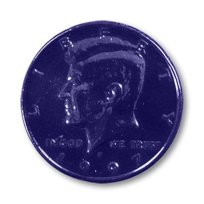 Multi Colored Half Dollar (Dark Purple)