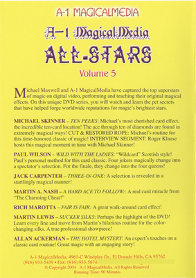 A-1 Magical Media All Stars Volume 5 - DVD