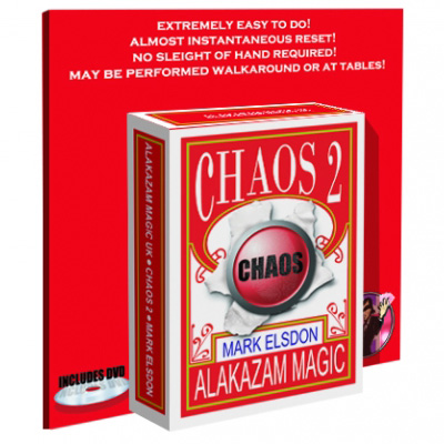 Chaos 2 w/DVD by Mark Elsdon & Alakazam Magic - DVD - Click Image to Close