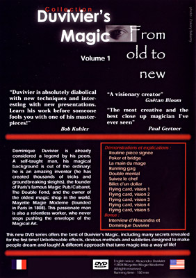 Duvivier's Magic 1: From Old to New - Volume 1 - DVD by Mayette Magie Moderne