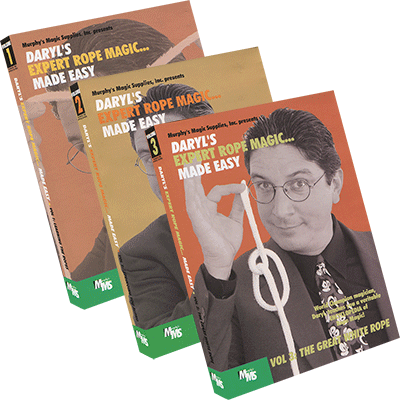 Expert Rope Magic Made Easy (3 volume set) by Daryl & Murphy's Magic Supplies - DVD