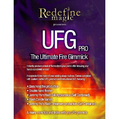 Ultimate Fire Gimmick Pro (Gimmick and DVD) by Jeremy Pei - DVD - Click Image to Close