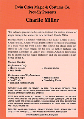 Greater Magic Volume 17 - Charlie Miller - DVD