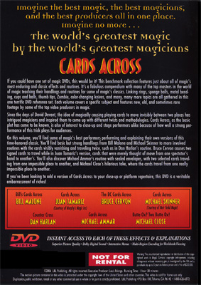 Cards Across (World's Greatest Magic) - DVD