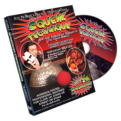 Squeak Technique (DVD and Squeakers) by Jeff McBride - DVD - Click Image to Close