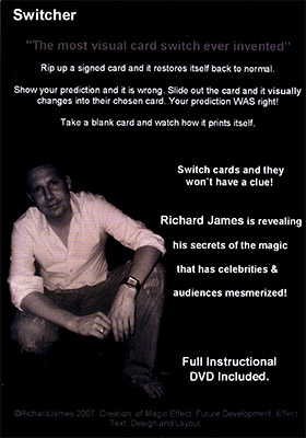 Switcher trick (red) from Richard James Magic